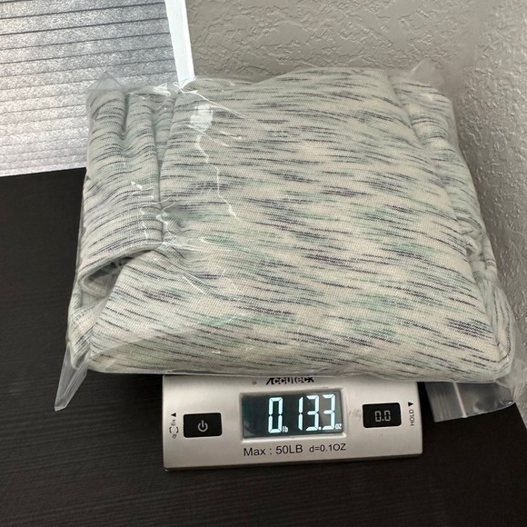 Talbots Cream Green Space Dye Metallic Side Button Pullover Sweatshirt Size XL - Picture 11 of 11